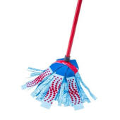 Mop paskowy z drążkiem Vileda Supermocio Velour 3xAction, tr...