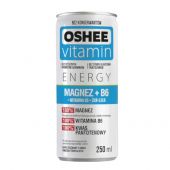 Napój witaminowy OSHEE Vitamin Energy Magnez + B6 250ml, gaz...