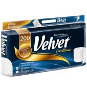 Papier toaletowy Velvet Cotton, standardowy biały papier cel...