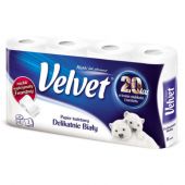 Papier toaletowy Velvet Delikatnie Biały, standardowy biały ...