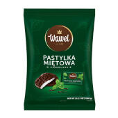 Pastylka miętowa w czekoladzie Wawel, czekoladki nadziewane