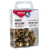 Pinezki metalowe Office Products w plastikowym pudełku z zaw...