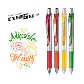 Pióro kulkowe automatyczne Pentel EnerGel Set BL77 Mięsiste ...