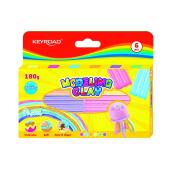Plastelina kwadratowa KEYROAD Pastel Modeling Clay 6 x 30 g,...