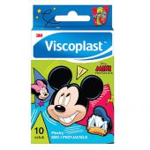 Plastry z opatrunkiem Viscoplast Miki i Przyjaciele, z grafi...