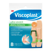Plastry z opatrunkiem Viscoplast Ultra Stretch, elastyczne z...