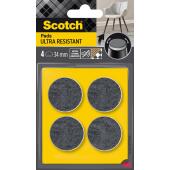Podkładki filcowe Scotch Ultra Resistant, okrągłe 34 mm, sam...