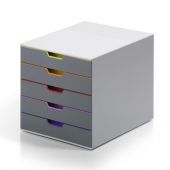 Pojemnik Durable Varicolor, szafka z szufladami