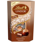 Praliny Lindt Lindor Cornet Tiramisu, czekoladki z nadzienie...
