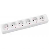 Przedłużacz Office Products, 3 metry, z uziemieniem, biały