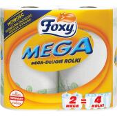 Ręczniki papierowe Foxy MEGA, kuchenne, biały papier celuloz...