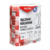 Ręczniki papierowe Office Products 9,25 m, kuchenne, biały p...