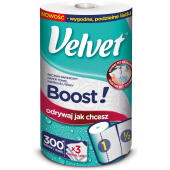 Ręczniki papierowe Velvet Boost!, kuchenne, biały papier cel...