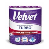 Ręczniki papierowe Velvet Turbo 330 listków, kuchenne, biały...