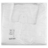 Reklamówka foliowa biała SARANTIS normal 22 x 5 x 38 cm, udź...