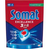Tabletki do zmywarki Somat Excellence 3w1, żelowe kapsułki