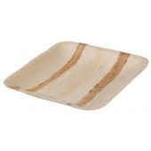 Talerze kwadratowe z liści palmowych Palmware 15 x 15 cm, bi...