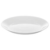 Talerzyk płaski 19 cm biały IKEA Oftast, naczynia stołowe