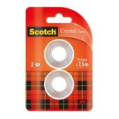 Taśma samoprzylepna Scotch Crystal 19 mm x 7,5 m, krystalicz...