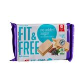 Wafle bez cukru z kremem kakaowym Fit&Free Cukry Nyskie