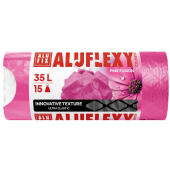Worki na odpady ALUFIX Aluflexy LDPE, mocne i elastyczne, śc...