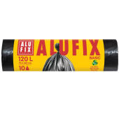 Worki na odpady ALUFIX Basic HDPE, bez wiązania, czarne