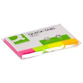 Zakładki indeksujące Q-Connect 20 x 50 mm, neonowe foliowe p...