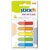 Zakładki indeksujące Stick'n 12 x 45 mm, kolorowe strzałki w...