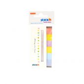 Zakładki indeksujące Stick'n, papierowe, 45 x 15 mm, 180 kar...