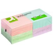 Zestaw karteczek samoprzylepnych Q-Connect Rainbow, 12 blocz...