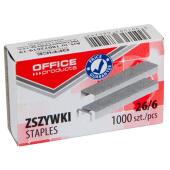 Zszywki galwanizowane Office Products, opakowanie 1000 sztuk