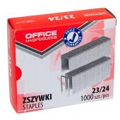 Zszywki OFFICE PRODUCTS 1000 sztuk, galwanizowane