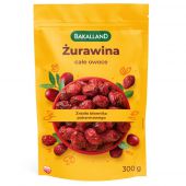 Żurawina całe owoce Bakalland, suszona